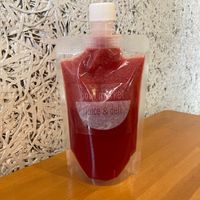 Beauty fruits cold pressed juice at Bowl Market Juice & Deli in Chigasaki