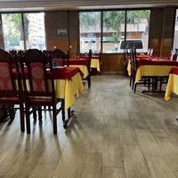 The restaurant space  at Namaste Pais Indian Restaurant in Valencia