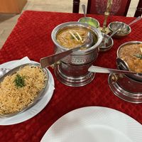 daal and chickpea masala (excellent food)  at Namaste Pais Indian Restaurant in Valencia