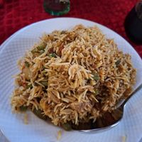 Biryani vegetal at Namaste Pais Indian Restaurant in Valencia