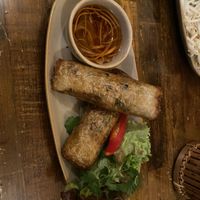 vegan fried spring rolls   at Nón Lá in Utrecht
