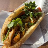 Vegan Banh mi €9, delicious!  at Nón Lá in Utrecht