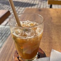 Home made peach iced tea €4,50  at Nón Lá in Utrecht