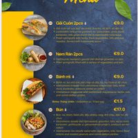 Vegan options  at Nón Lá in Utrecht