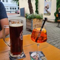 Biergarten at Woinemer Hausbrauerei in Weinheim