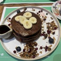 Vegan pancakes  at Brunch Republic  in Padua