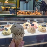 Pistachio and baklava flavour vegan ice cream at Sugar Killer - Georgiou Olympiou in Athens