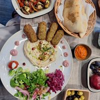 Mahatma Ghandi (with extra Olives) at La Liberta in Graz