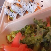 Vegan sushi with kale   at Universal Studios - Kohola Reef Restaurant & Social Club in Orlando
