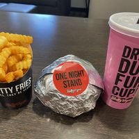 One of the best vegan burger 🔥  at Slutty Vegan in Dallas