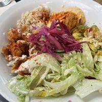 Lebanese bowl with vegan chicken   at My Protein Chef in Tenerife