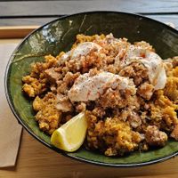 Vegane Paella at My Protein Chef in Tenerife