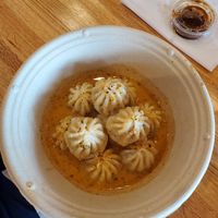 Momo - not vegan at Zimbu in Sandy