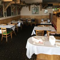 Dining area at Tandoor Restaurant in Bloomington