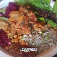 From the buffet, inc. e.g. vegan lasagna at Mahemarket and Cafe in Tallinn