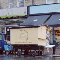 The stall at Take A Bite And Smile in London