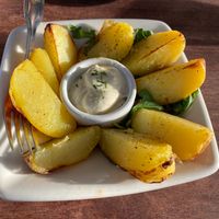 Roasted Potatoes at Tramonti  in Santa Cruz