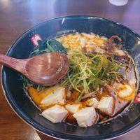 Creamy Spicy Vegan Ramen at Kami Ramen & Sushi in Humble