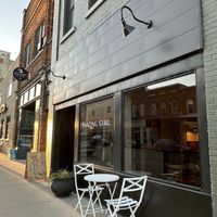 Exterior. Several outdoor tables not shown heree  at Blazing Star  in Decorah