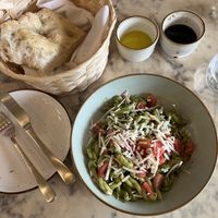 vegan pesto pastaa  at Pazza Market & Cucina in San Diego