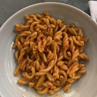 VEGAN GEMELLI ALL’ ARRABBIATA  at Pazza Market & Cucina in San Diego