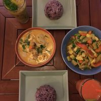 Food luv at Anchan Vegetarian Restaurant in Chiang Mai
