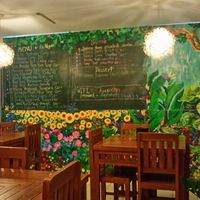 Nice deco at Anchan Vegetarian Restaurant in Chiang Mai