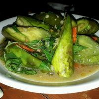 Eggplant Dish at Anchan Vegetarian Restaurant in Chiang Mai