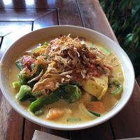 Indian curry at Anchan Vegetarian Restaurant in Chiang Mai