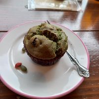 Vegan muffin at Ohana8 in Kyoto