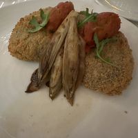 Eggplant milanese  at Scarpetta in Doha