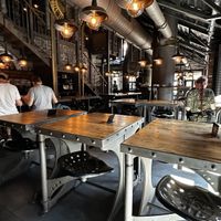 Awesome turn-of-the-century steampunk themed restaurant   at Phantasialand - Restaurant Uhrwerk in Bruehl