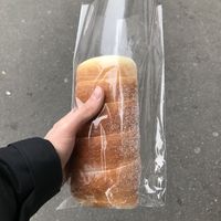 With cinnamon sugar  at Fitzkey Chimney Cake - Oktogon   in Budapest