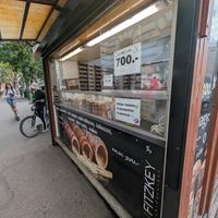 Outside at Fitzkey Chimney Cake - Oktogon   in Budapest
