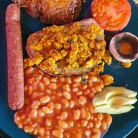 The vegan fox at Lazy Fox in Helsinki