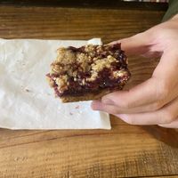 Apple & Blackcurrent Crumblejack!  at The Bean Box in Hay-on-wye