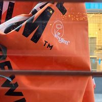 Outside umbrellas   at Repas7 in Berwick-upon-tweed