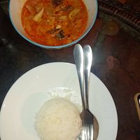 Massamann Curry at Black Stone Cafe in Khao Sok