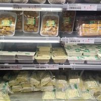 Tofu section at We Mart Supermarket in Abu Dhabi
