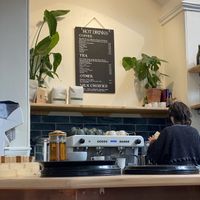 Hot drinks menu   at Fara in Glastonbury