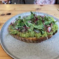 Smashing peas   at Fara in Glastonbury