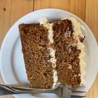 Carrot cakee  at Fara in Glastonbury
