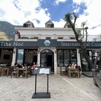 Front of resto  at Tiha Noc in Kotor