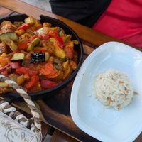 Vegetable casserole at Tiha Noc in Kotor