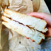 grilled cheese at Resonance Cafe in Montreal