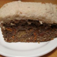 Vegan carrot cake with cashew-based icing. Delicious. at Resonance Cafe in Montreal