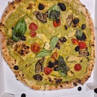 Veggie in verde at Don't Call It Pizza in Vienna