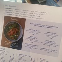 Menu  at Cumulus Bali  in Canggu