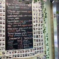 Wall menu at Green Mandala in New York City