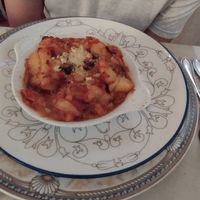 Pasticcio di patate, zucchine e formaggio at Le Bistrot in Rome